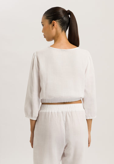 74928 Sleep And Lounge 3/4 Slv Shirt - 101 White